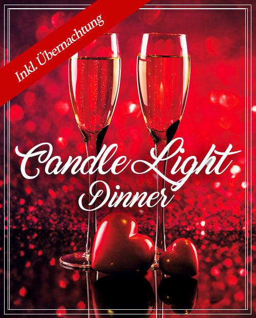 Candle Light Dinner mit Übernachtung