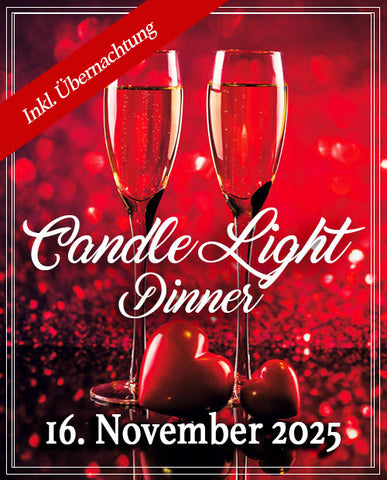 Candle Light Dinner mit Übernachtung