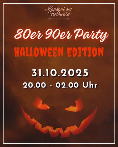 80er und 90er Halloween-Party