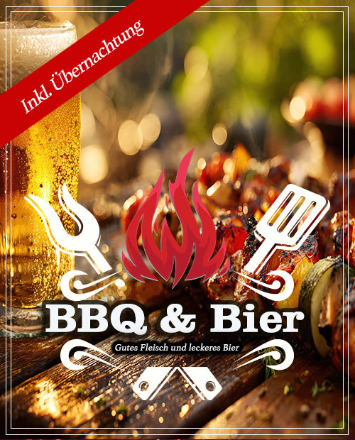 BBQ & Bier Tasting mit Übernachtung