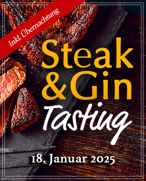 Steak & Gin Tasting mit Übernachtung