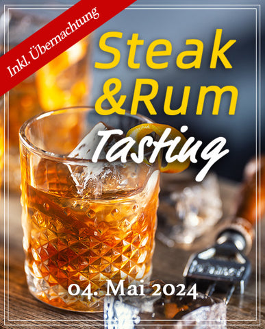 Steak & Rum Tasting mit Übernachtung