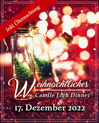 Weihnachtliches Candle Light Dinner mit Übernachtung